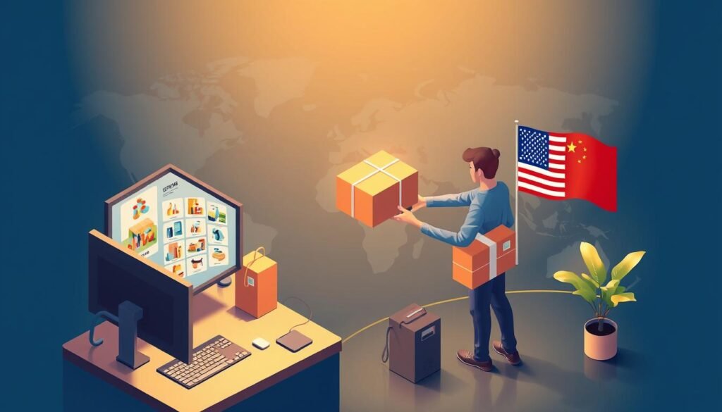 美國代買流程示意圖