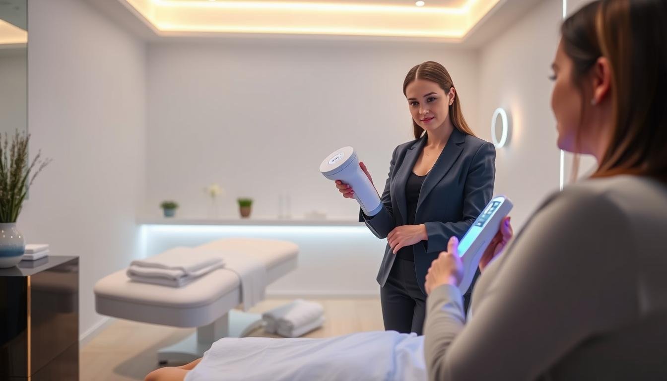 IPL脫毛技術展示